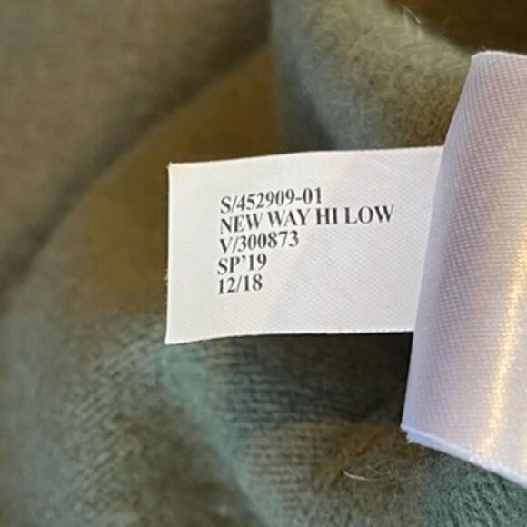 Banana Republic New Way Hi Low Green Knit Hoodie Sweater Small Merino Wool - Picture 5 of 9